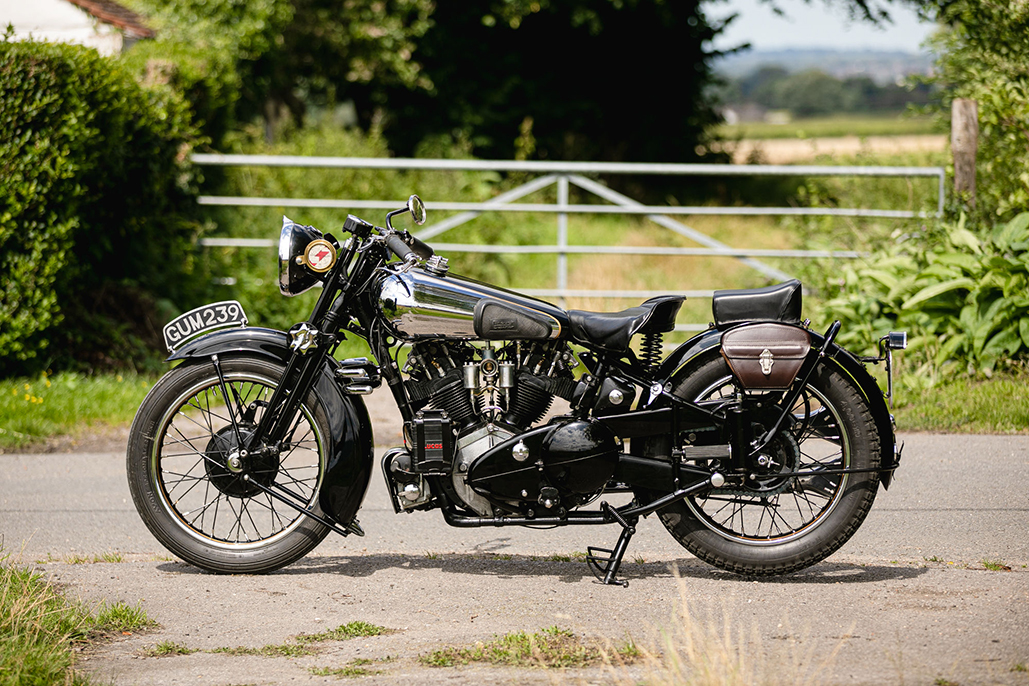 1938 Brough Superior SS100 £260,000 at Iconic Auctioneers