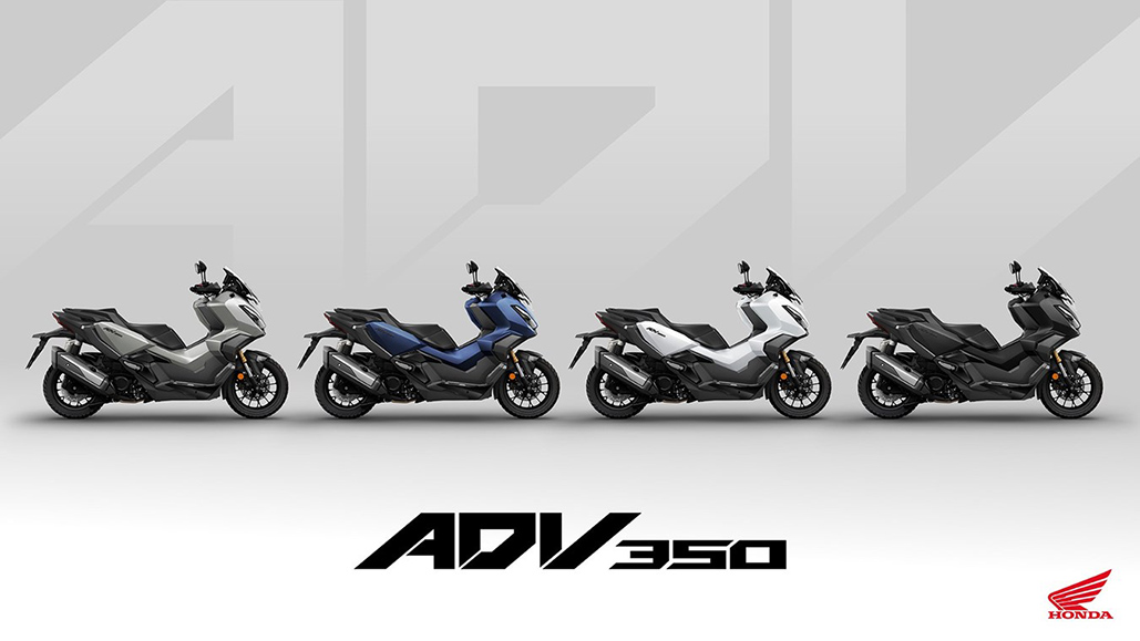 New colours for 2024 Honda ADV350, Forza 125 and Forza 350