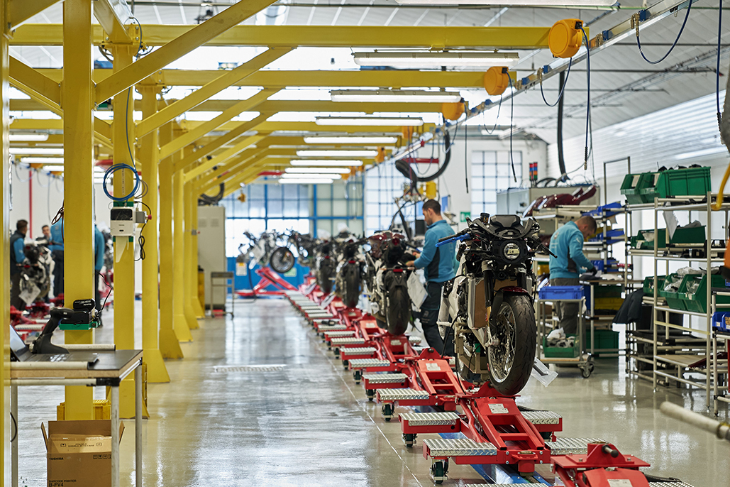 MV Agusta Closes a Successful Year and Gears up Production in Schiranna