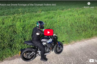 Watch our Drone Footage of the Triumph Trident 660 – Watch Here