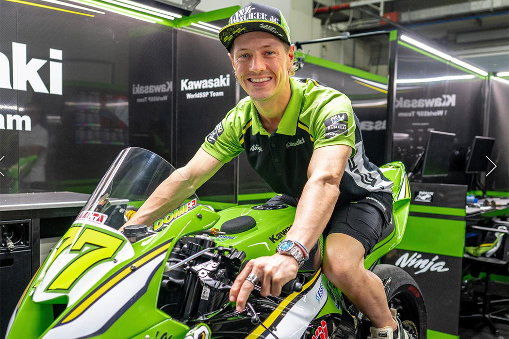 Aegerter Signs For Kawasaki WorldSSP Team