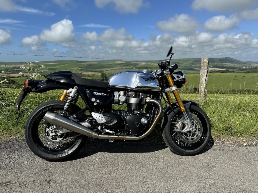 The Triumph Thruxton Rs Chrome Edition