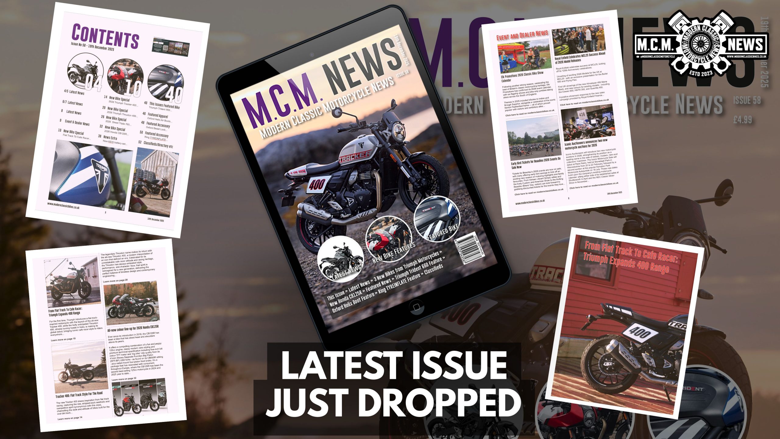 New Issue Of M.c.m. News Has Dropped On Kindle - Issue 58
