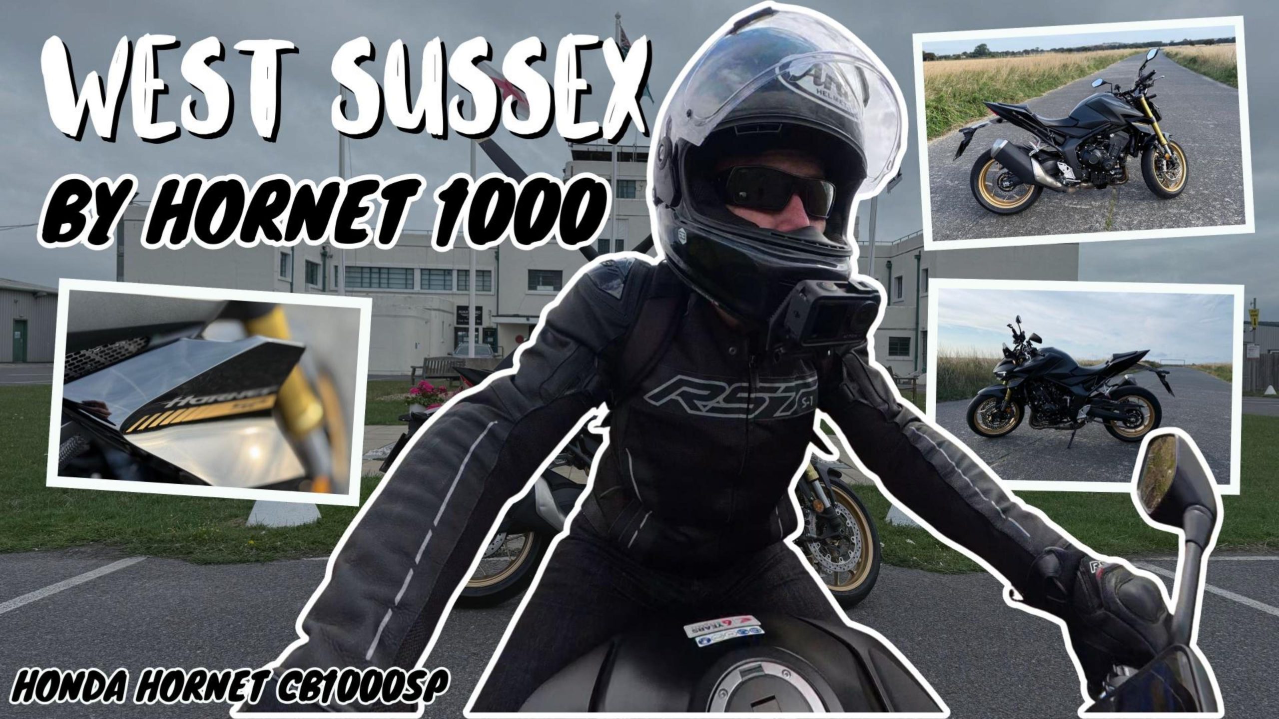 Riding West Sussex On Honda Cb1000Sp Hornet Using A Dji 360