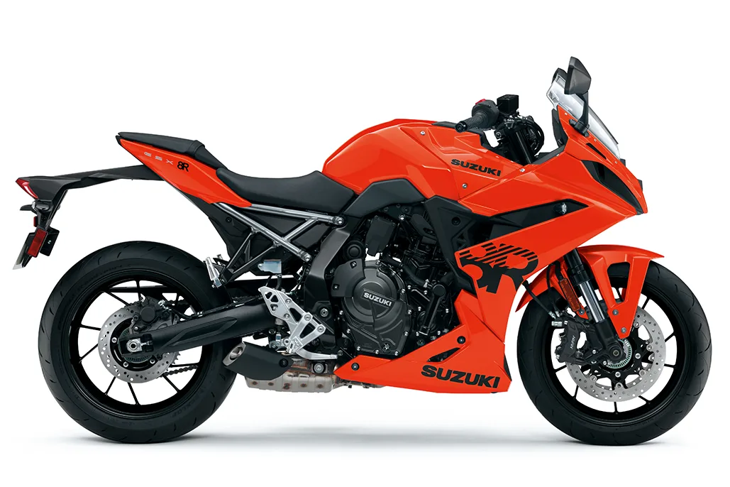 Standout With The Orange Suzuki 8R
