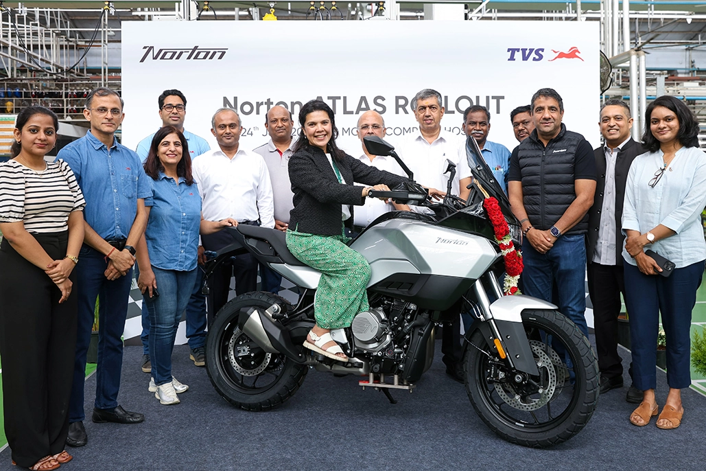 First Norton Atlas Rolls Out At Hosur Factory 1 First Norton Atlas Rolls Out At Hosur Factory