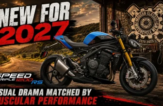 New For 2027: Triumph Speed Triple 1200 Rs Jet Black & Maui Blue