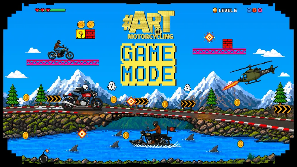 Royal Enfield Announces Season 6 Of “Art Of Motorcycling” With Retro 16-Bit Theme 1 Royal Enfield Announces Season 6 Of “Art Of Motorcycling” With Retro 16-Bit Theme