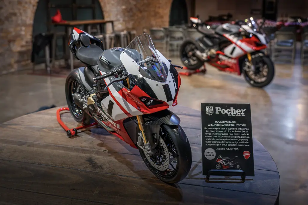 Carl Fogarty Joins Pocher To Launch Ducati Bike And Engine 1:4-Scale Models