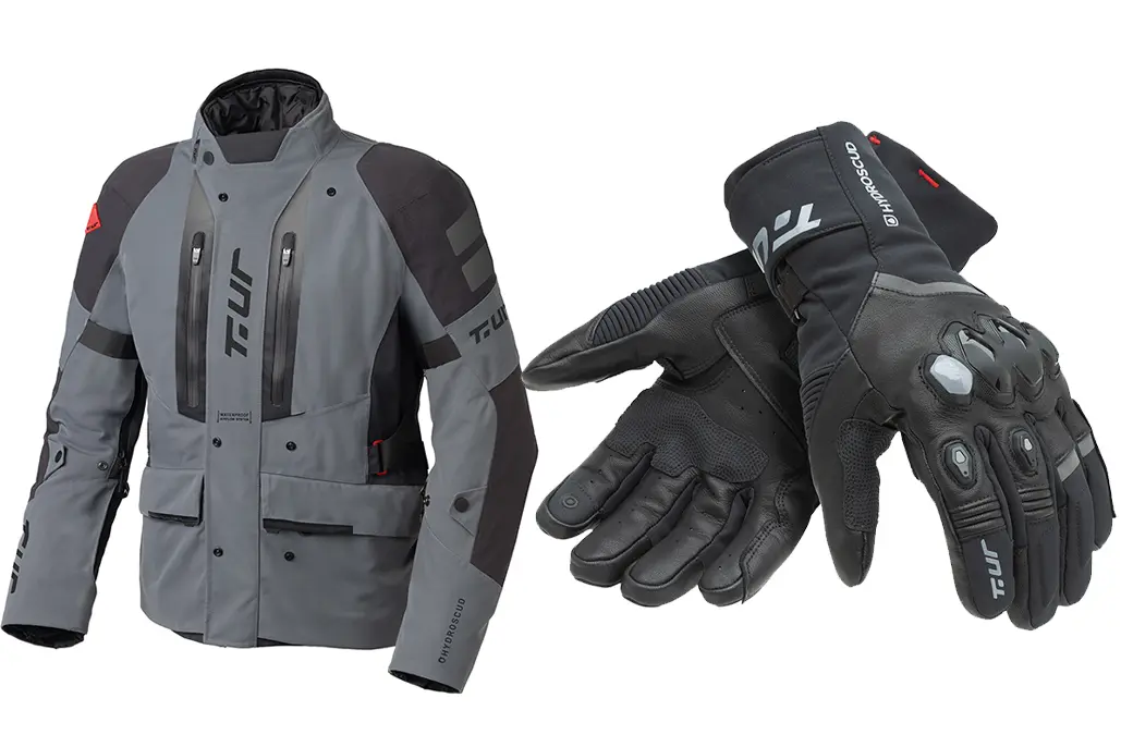 T.ur G-Ice Hydroscud Gloves And Supercell Hydroscud Textile Jacket 1 T.ur G-Ice Hydroscud Gloves And Supercell Hydroscud Textile Jacket