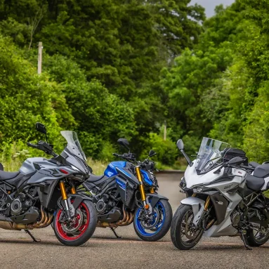 2.9% finance plus money off Akrapovic exhausts and free luggage on select Suzuki models