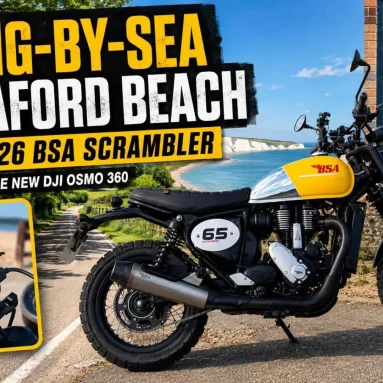 2026 BSA Scrambler 650 Coastal Ride | DJI Osmo 360 II Test