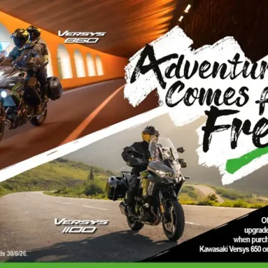 Adventure Comes For Free With Kawasaki This Spring