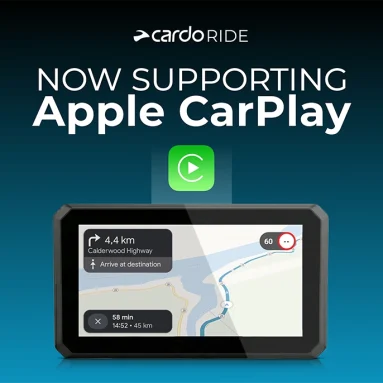 Cardo Expands Its Connected Riding Ecosystem with Apple CarPlay