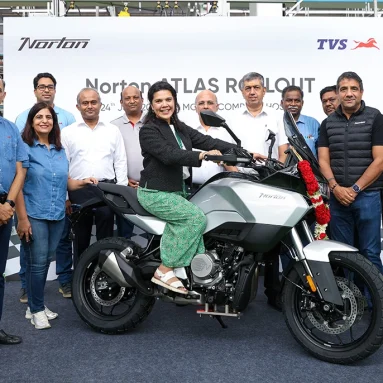First Norton Atlas Rolls Out at Hosur Factory