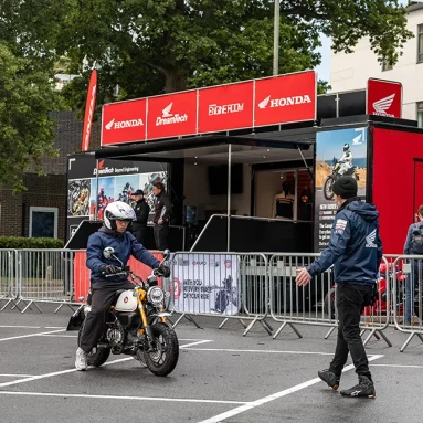 Honda UK inspires a new generation of young riders at Reading University