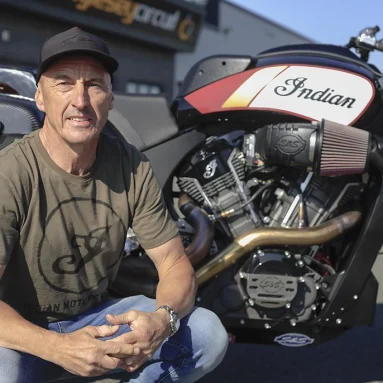 Jeremy McWilliams Guest Of Honour At The Indian Motorcycle Riders UK Rally