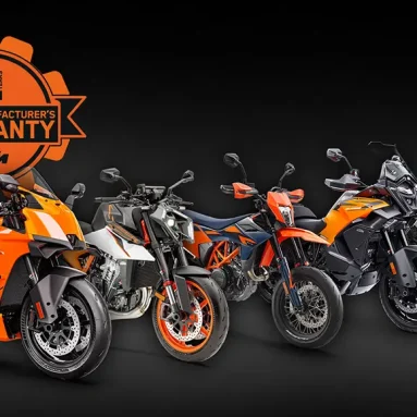 KTM Extends Premium Manufacturer’s Warranty To Include All Street Models