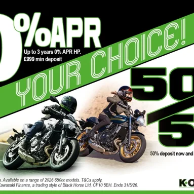 Kawasaki UK Unveils Exciting New Offers Across Its Range