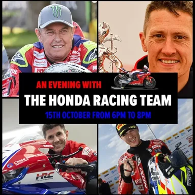 Meet the Honda Racing Team: An Evening with McGuinness, Harrison, O’Halloran and Vickers