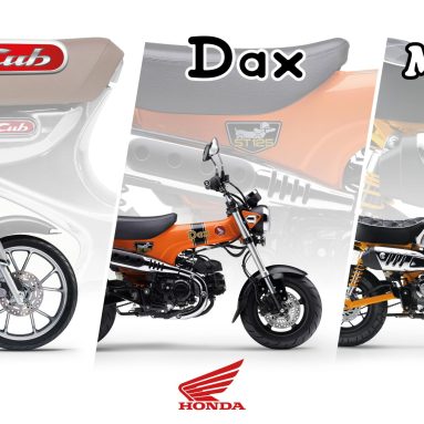 New 2026 colours for iconic Honda Monkey 125,  ST125 Dax and Super Cub C125