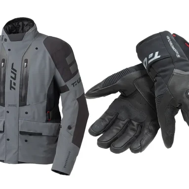T.ur G-Ice Hydroscud Gloves and Supercell Hydroscud Textile jacket