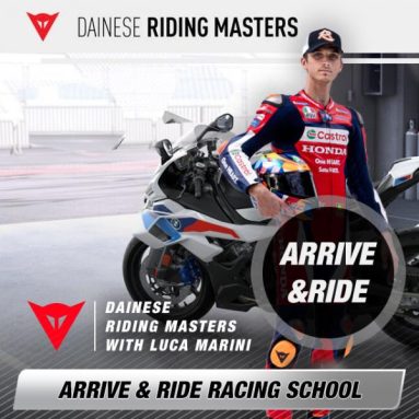Dainese Partners with Racing School Europe for Exclusive “Riding Masters Racetrack” Event at Mugello