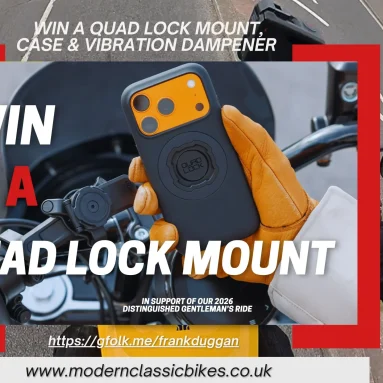 Win a Quad Lock Mount, Case & Vibration Dampener